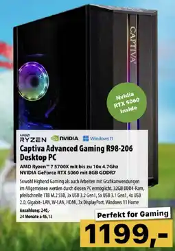 Cosmos Captiva Advanced Gaming R98-206 Desktop PC Angebot