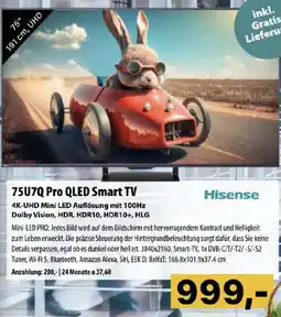 Cosmos 75U7Q Pro QLED Smart TV Angebot