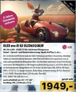 Cosmos Oled evo ai g5 oled65g58lw Angebot