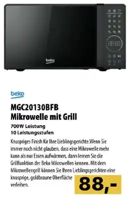 Cosmos MGC20130BFB Mikrowelle mit Grill Angebot