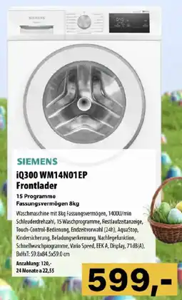 Cosmos Siemens iq300 wm14n01ep frontlader Angebot