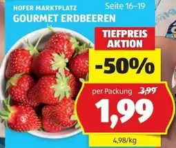 Hofer GOURMET ERDBEEREN Angebot