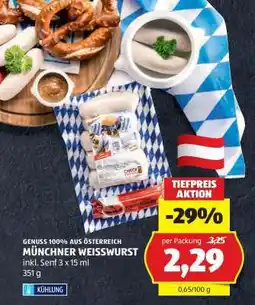 Hofer Münchner Weißwurst Angebot