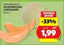 Hofer ZUCKERMELONE CANTALOUPE Angebot