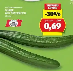 Hofer Gurke aus Österreich Angebot