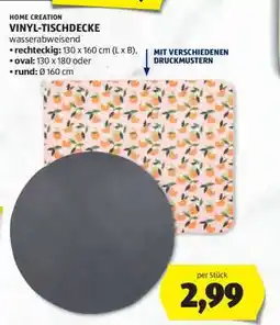 Hofer VINYL TISCHDECKE Angebot