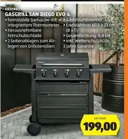 Hofer GASGRILL SAN DIEGO EVO 4 Angebot