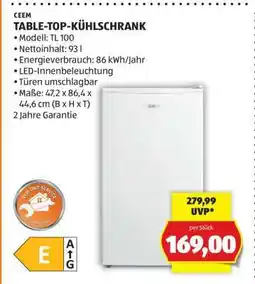 Hofer TABLE-TOP-KÜHLSCHRANK Angebot
