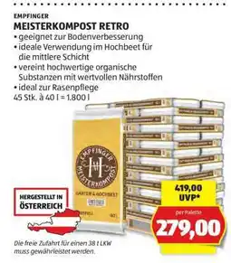 Hofer MEISTERKOMPOST RETRO Angebot