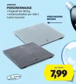 Hofer AMBIAO PERSONENWAAGE Angebot
