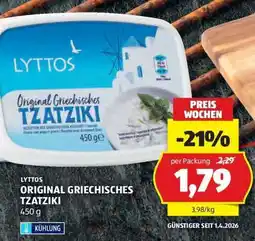 Hofer LYTTOS ORIGINAL GRIECHISCHES TZATZIKI Angebot