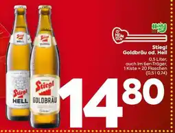 Billa Stiegl Goldbräu od. Hell Angebot