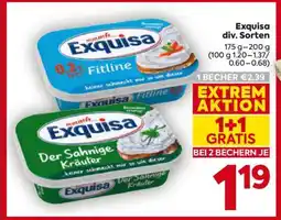 Billa Exquisa div. Sorten Angebot