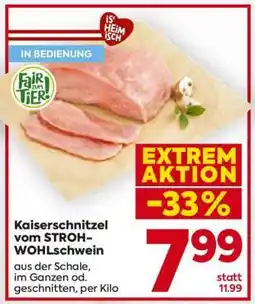 Billa Kaiserschnitzel vom STROH-WOHLschwein Angebot