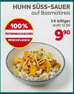 Billa HUHN SÜSS-SAUER auf Basmatireis Angebot