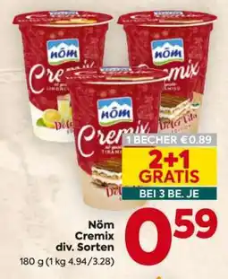 Billa Nöm Cremix div. Sorten Angebot