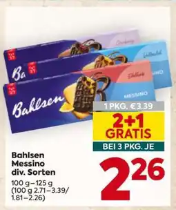Billa Bahlsen Messino div. Sorten Angebot