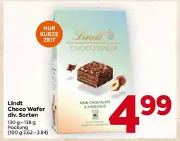 Billa Lindt Choco Wafer div. Sorten Angebot
