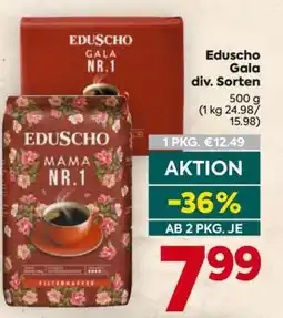 Billa Eduscho Gala div. Sorten Angebot