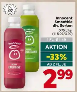 Billa Innocent Smoothie div. Sorten Angebot