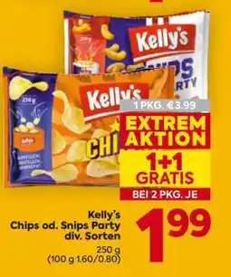 Billa Kelly's Chips od. Snips Party div. Sorten Angebot