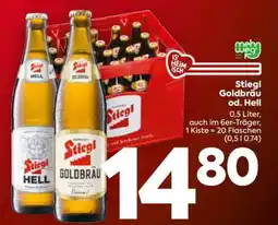 Billa Stiegl Goldbräu od. Hell Angebot
