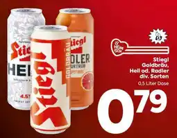 Billa Stiegl Goldbräu, Hell od. Radler div. Sorten Angebot