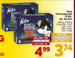 Billa Felix Frischebeutel 12 Stk. div. Sorten Angebot