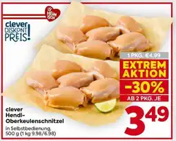 Billa clever Hendl-Oberkeulenschnitzel Angebot