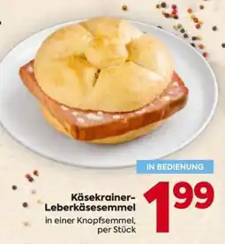 Billa Käsekrainer-Leberkäsesemmel Angebot