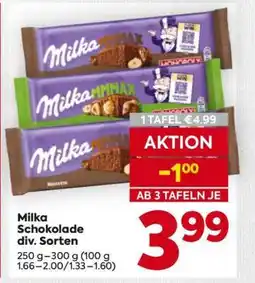 Billa Milka Schokolade div. Sorten Angebot