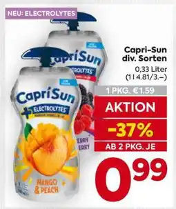 Billa Capri-Sun div. Sorten Angebot