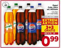 Billa Pepsi Cola, Zero od. Mirinda Angebot