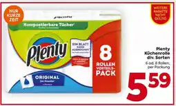 Billa Plenty Küchenrolle div. Sorten Angebot