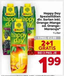 Billa Happy Day Spezialitäten div. Sorten inkl. Orange-Mango od. Orange-Maracuja Angebot