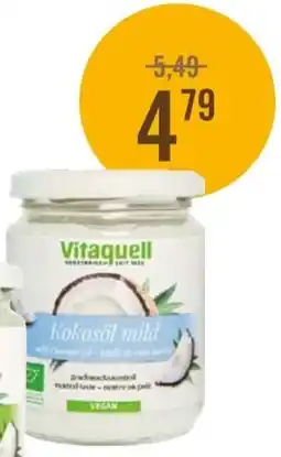 Martin Reformstark Vitaquell Bio Kokosöl mild Angebot
