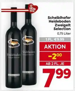 Billa Scheiblhofer Heideboden Zweigelt Selection 0,75 Liter Angebot
