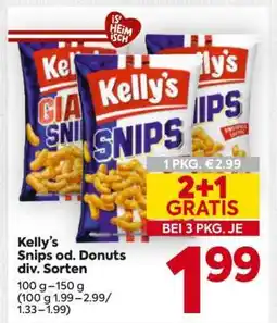 Billa Kelly's Snips od. Donuts div. Sorten Angebot