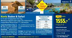 Lidl Reisen Kenia Baden & Safari Angebot