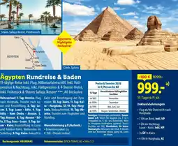 Lidl Reisen Ägypten Rundreise & Baden Angebot