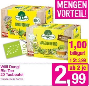 Sutterlüty Willi Dungl Bio Tee 20 Teebeutel Angebot