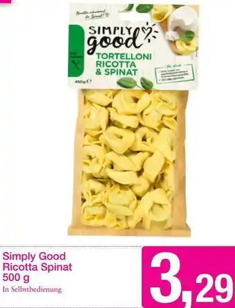 Sutterlüty Simply Good Ricotta Spinat 500g Angebot