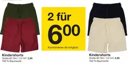 Zeeman Kindershorts Angebot
