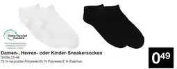 Zeeman Damen-, Herren- oder Kinder-Sneakersocken Angebot
