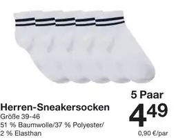 Zeeman Herren-Sneakersocken Angebot