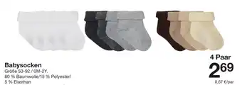 Zeeman Babysocken Angebot