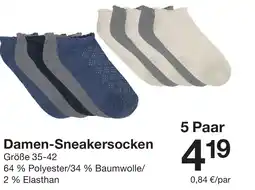 Zeeman Damen-Sneakersocken Angebot