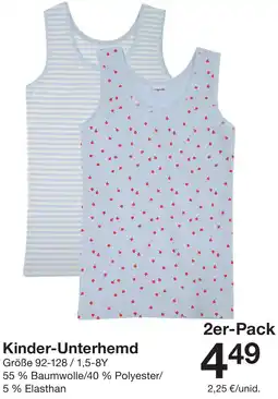 Zeeman Kinder-Unterhemd Angebot