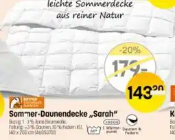 Reiter Sommer-Daunendecke Sarah Angebot