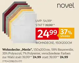 XXXLutz Wohndecke Merle Angebot